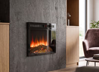 Dimplex Spark 23 elektrische haard met vlammeneffect in een moderne woonkamer