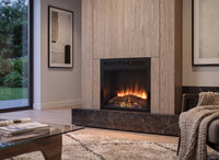 Dimplex Spark 23 elektrische haard met vlammeneffect in een moderne woonkamer