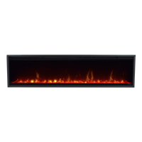 Dimplex Ignite XL 60" elektrische haard met vlammen, op witte achtergrond