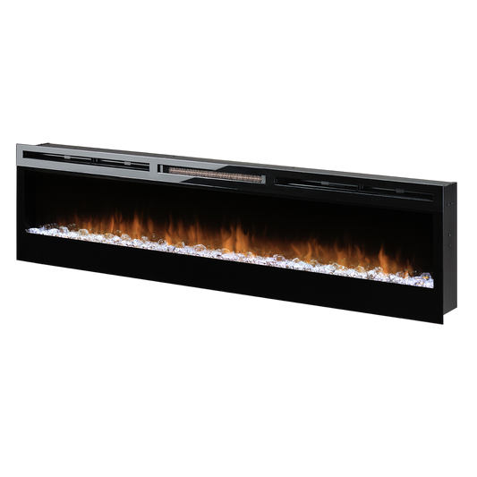 Dimplex Prism 74'' inbouwhaard met vlammen en kristallen