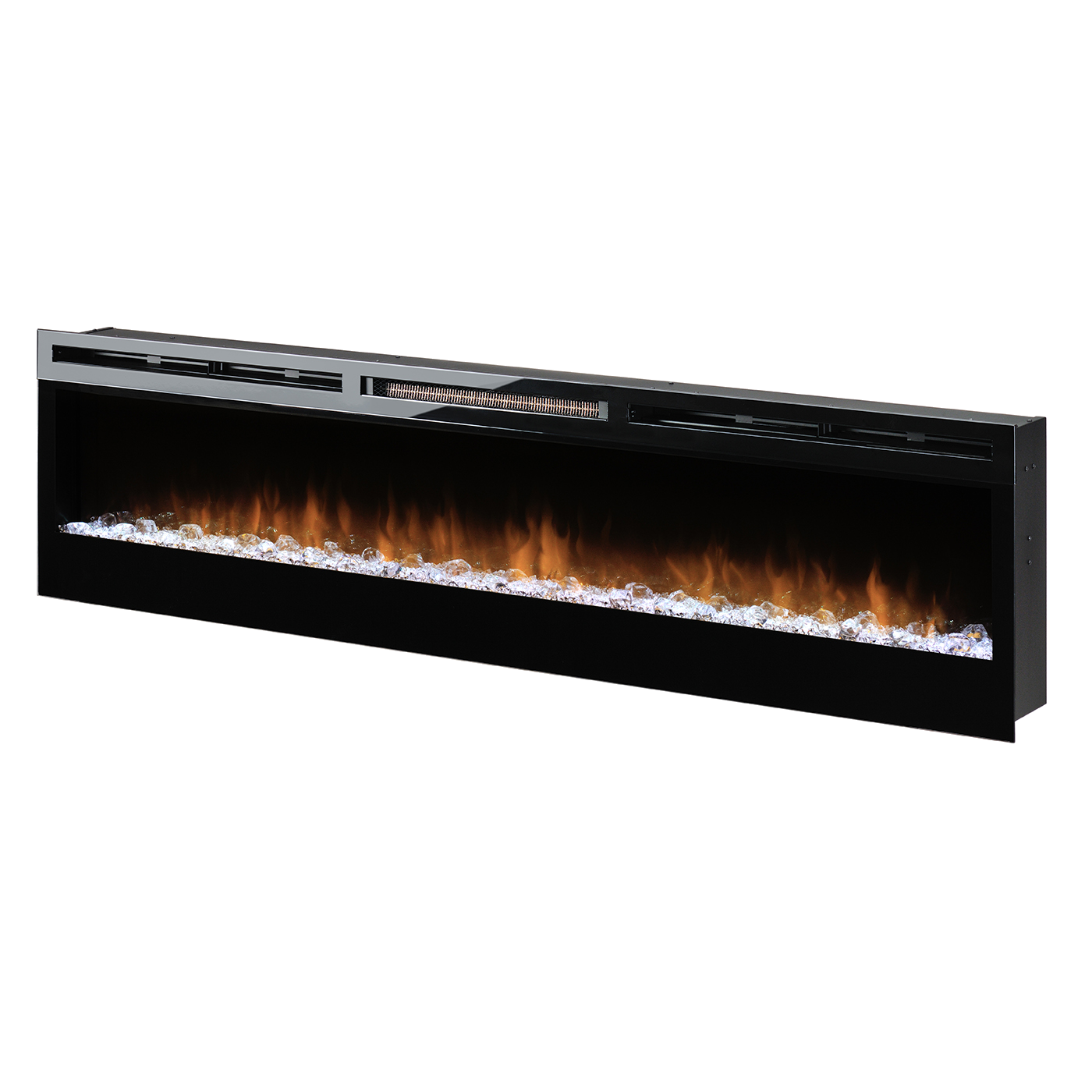 Dimplex Prism 74'' inbouwhaard met vlammen en kristallen