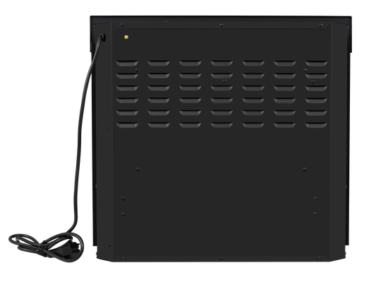 Dimplex Firebox XHD23 elektrische haard, achterzijde met netsnoer