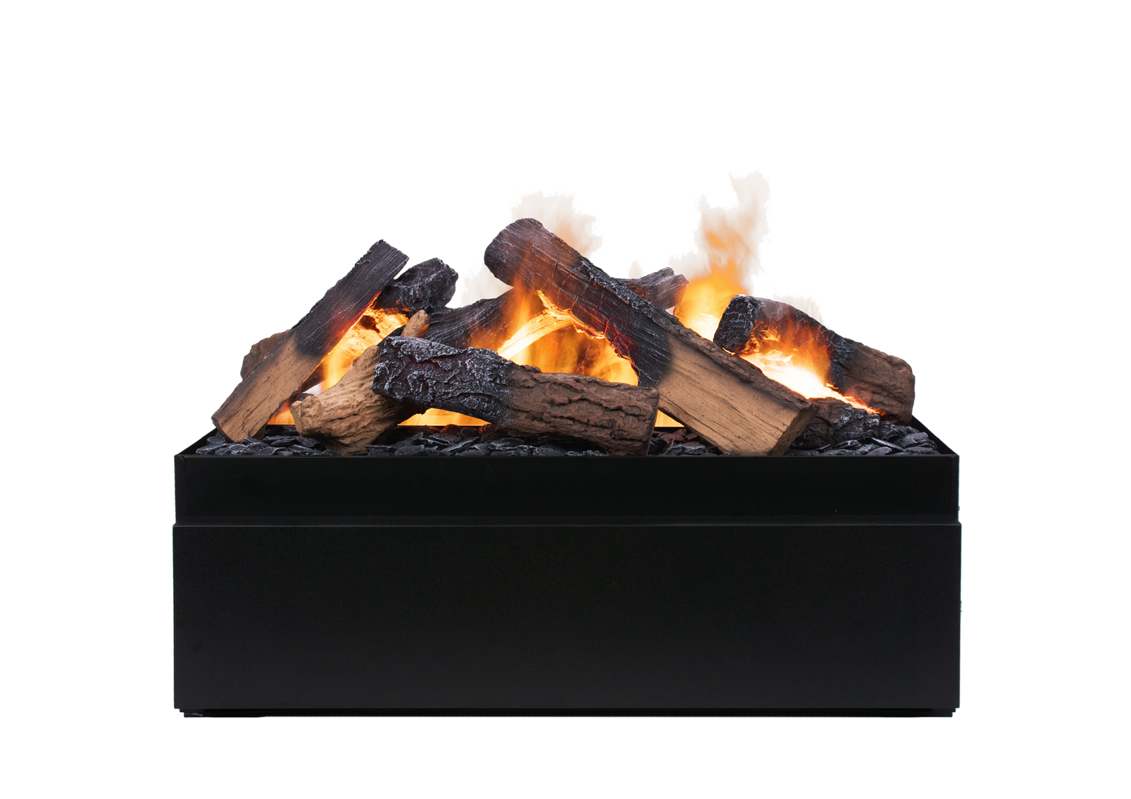 Dimplex Juneau Multi Colour XL elektrische haard met houtblokken en vlammen