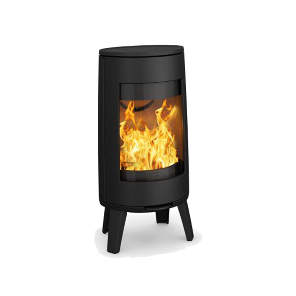 Dovre BOLD 300 houtkachel met zichtbare vlammen