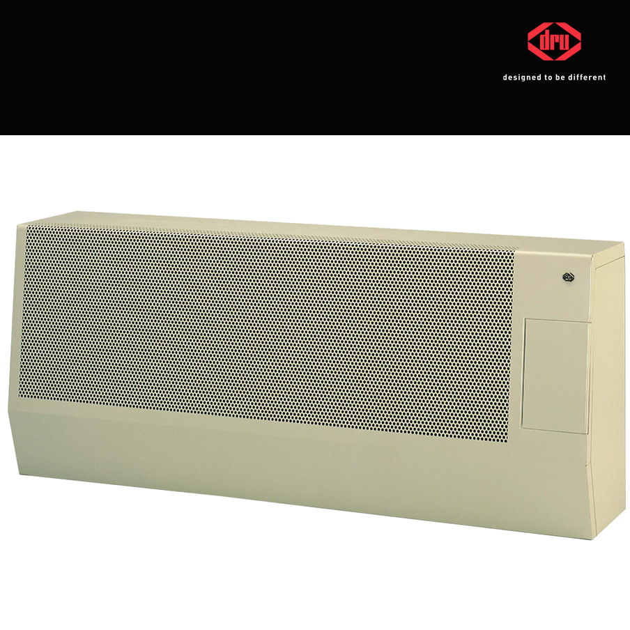 DRU Art 6 gevelkachel in beige, frontaal op witte achtergrond