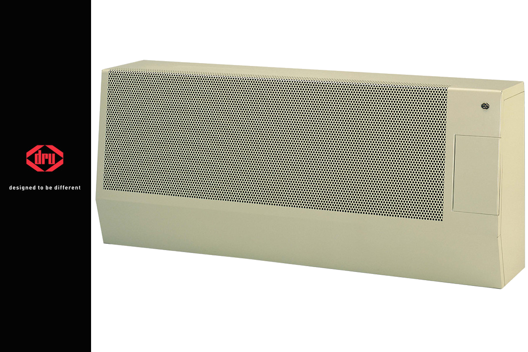 DRU Art 6 gevelkachel in beige met geperforeerd front
