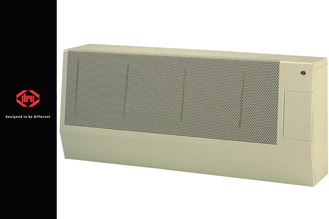 DRU Art 8 gevelkachel in beige, rechthoekig met geperforeerd front