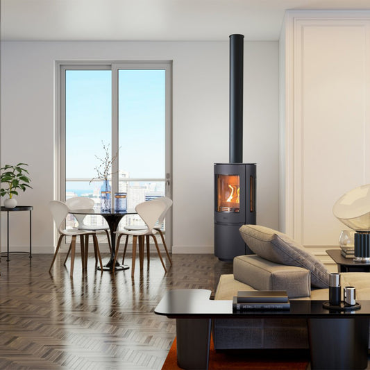 Element4 Ovation SW gaskachel in moderne woonkamer