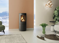 Element4 Ovation Bio in moderne woonkamer met brandende haard