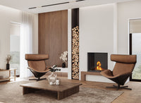 Element4 Sky Square Front Bio haard in moderne woonkamer