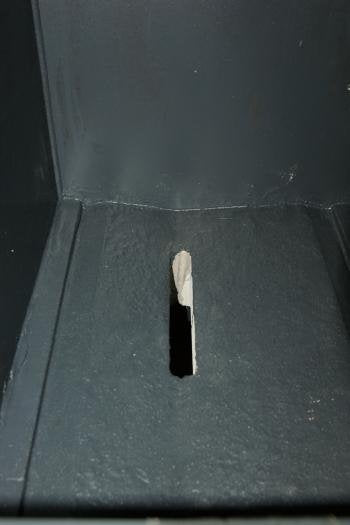 Verner G25D binnenzijde met smalle open sleuf
