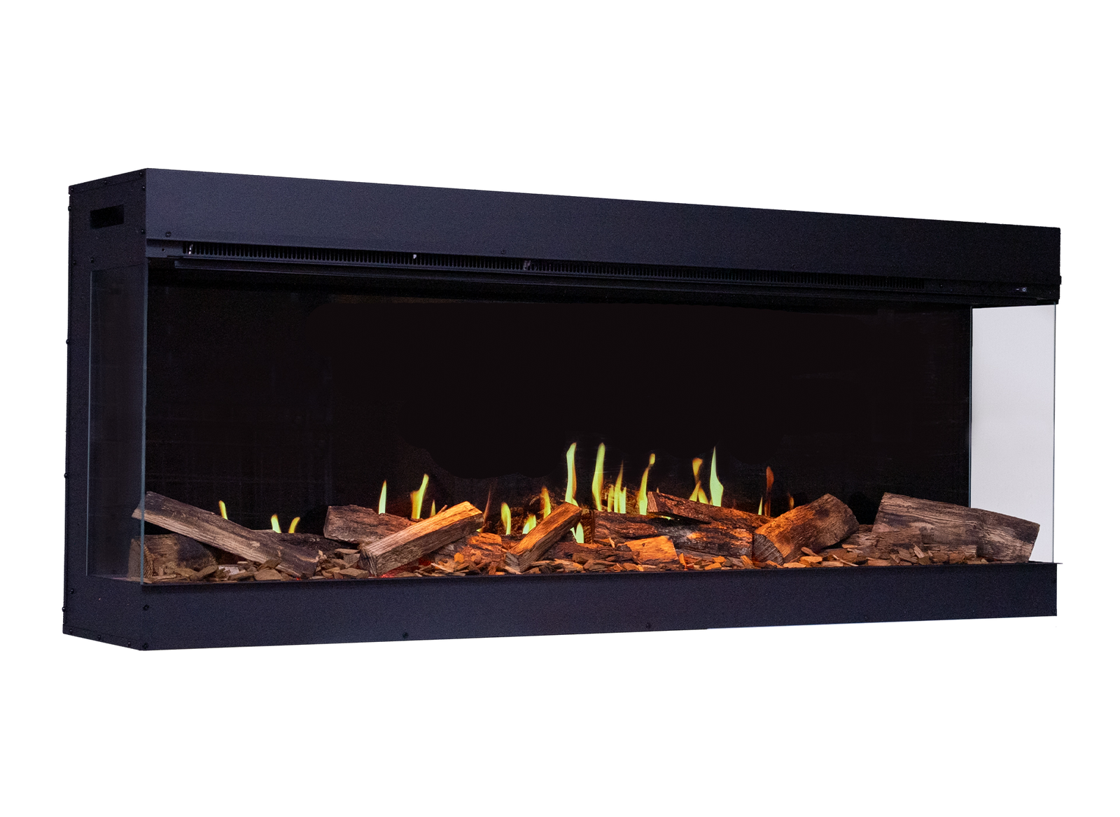 Fair Fires Solution TrueFlame 1500 LCD elektrische haard met houtblokken en vlammen
