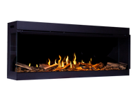 Fair Fires Solution TrueFlame 1500 LCD in zwarte inbouwhaard met vlammen