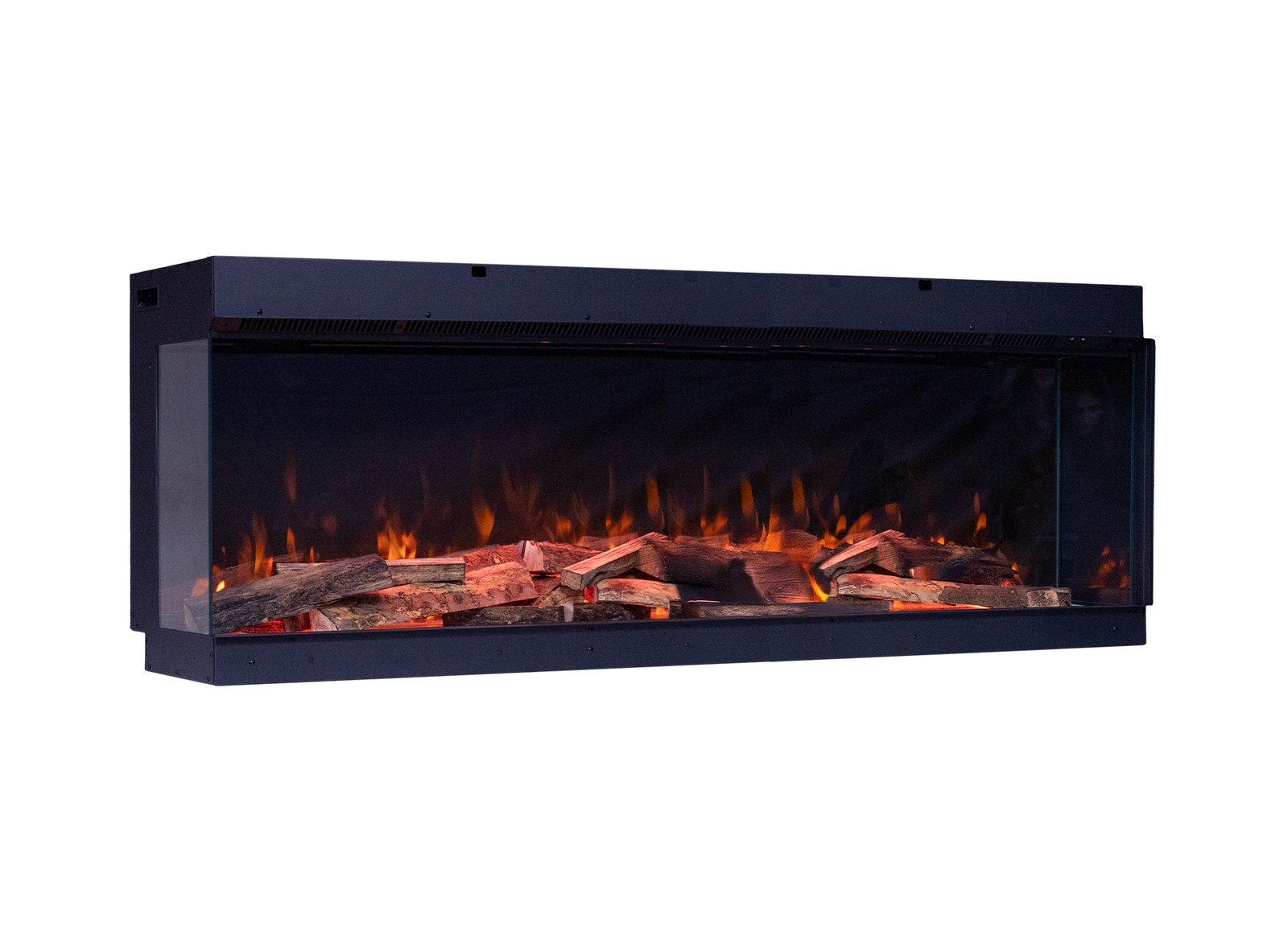 Fair Fires Tru Vizion Pano X 1500 elektrische haard met vlammen en houtblokken