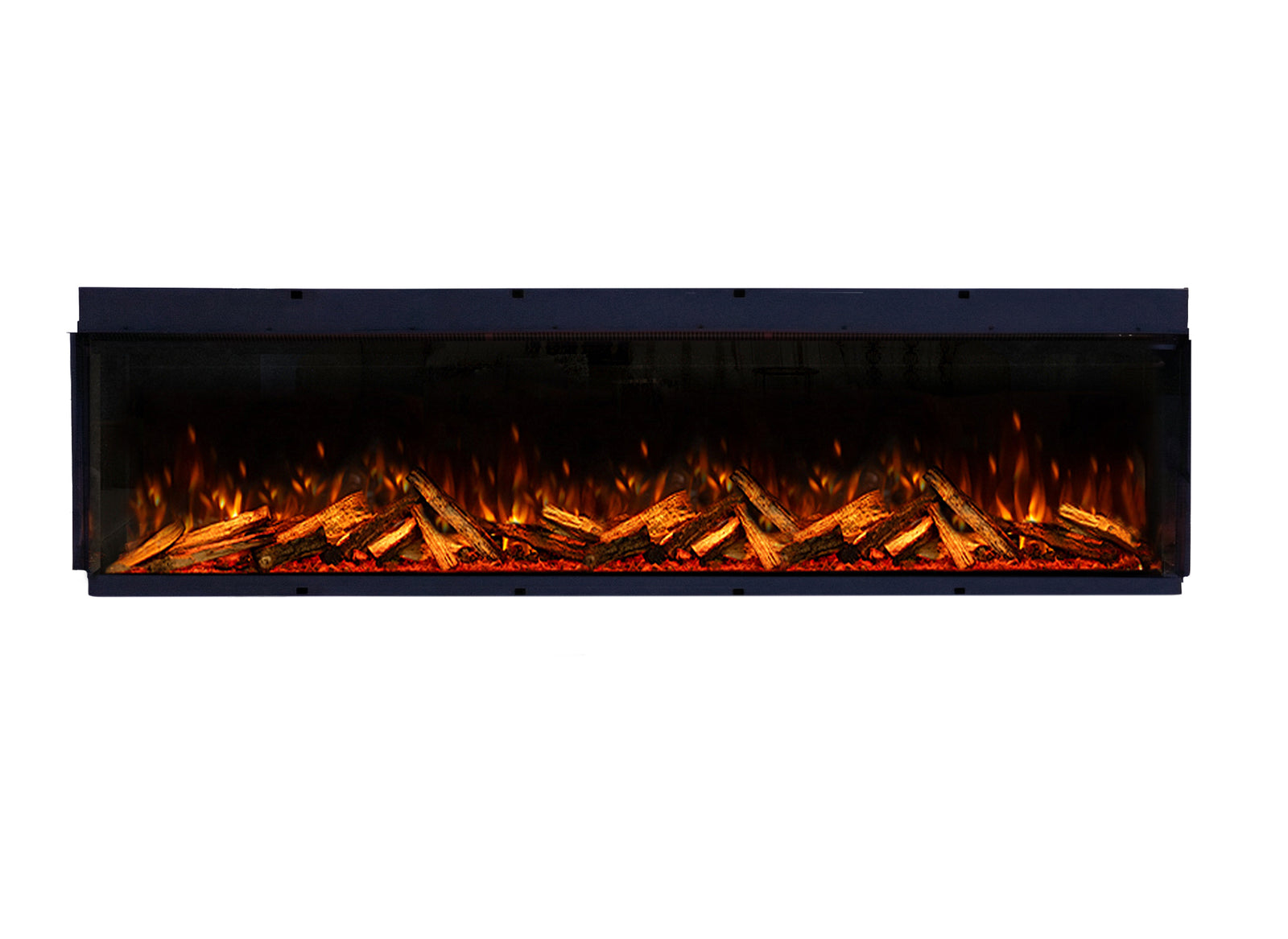 Fair Fires Tru Vizion Pano X 2000 elektrische haard met vlammen en houtblokken
