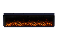 Fair Fires Tru Vizion Pano X 2000 inbouwhaard met vlammen en houtblokken