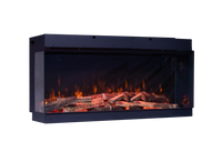 Fair Fires Tru Vizion Solution 1250 in zwarte inbouwhaard met vlammen