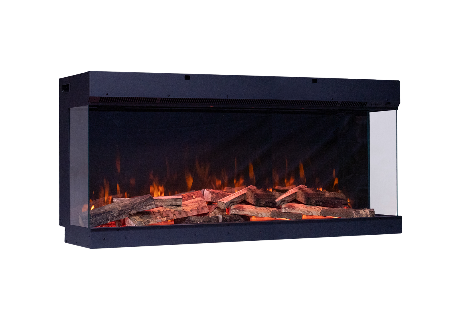 Fair Fires Tru Vizion Solution 1500 inbouwhaard met vlammen en houtblokken