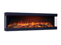 Fair Fires Tru Vizion Solution 2000 ingebouwde haard met vlammen en houtblokken