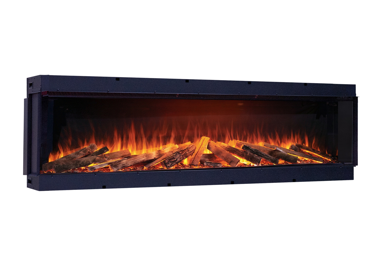 Fair Fires Tru Vizion Solution 2000 ingebouwde haard met vlammen en houtblokken