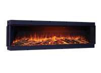 Fair Fires Tru Vizion Solution 2000 ingebouwde haard met vlammen en houtblokken