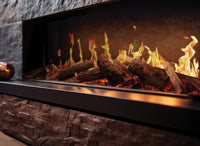 Fair Fires Solution TrueFlame 1500 LCD met vlammen en houtblokken