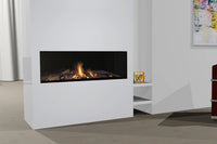 Wanders Danta 1100 front in moderne woonkamer met ingebouwde haard