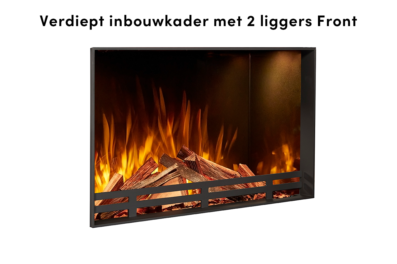 Fair Fires Tru Vizion Solution insert 650 Front inbouwhaard met vlammen