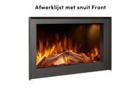 Fair Fires Tru Vizion Solution insert 650 Front met vlammen en houtblokken