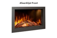 Fair Fires Tru Vizion Solution insert 650 Front in zwart met vlammen