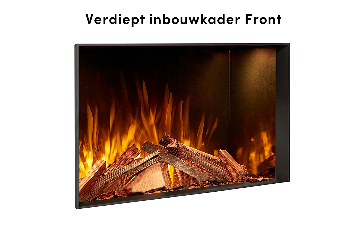 Fair Fires Tru Vizion Solution insert 650 Front inbouwhaard met vlammen