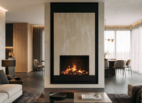 Dimplex e-MatriX 800/500 I Front ingebouwd in moderne woonkamer