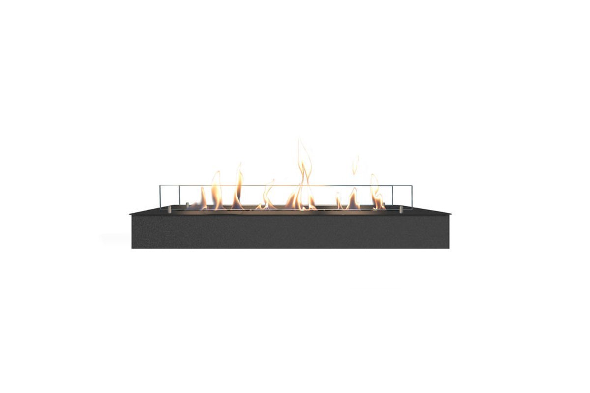 Xaralyn bio-ethanol brander XL met lip, zwarte brander met vlammen