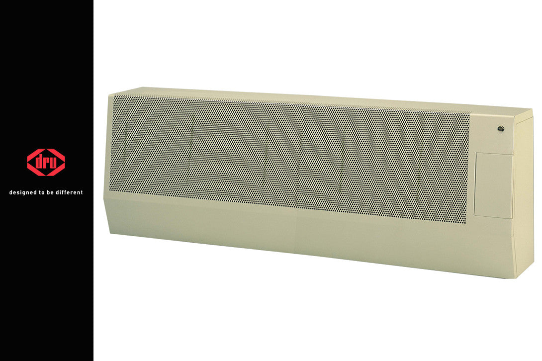 DRU Art 10 gevelkachel in beige op witte achtergrond
