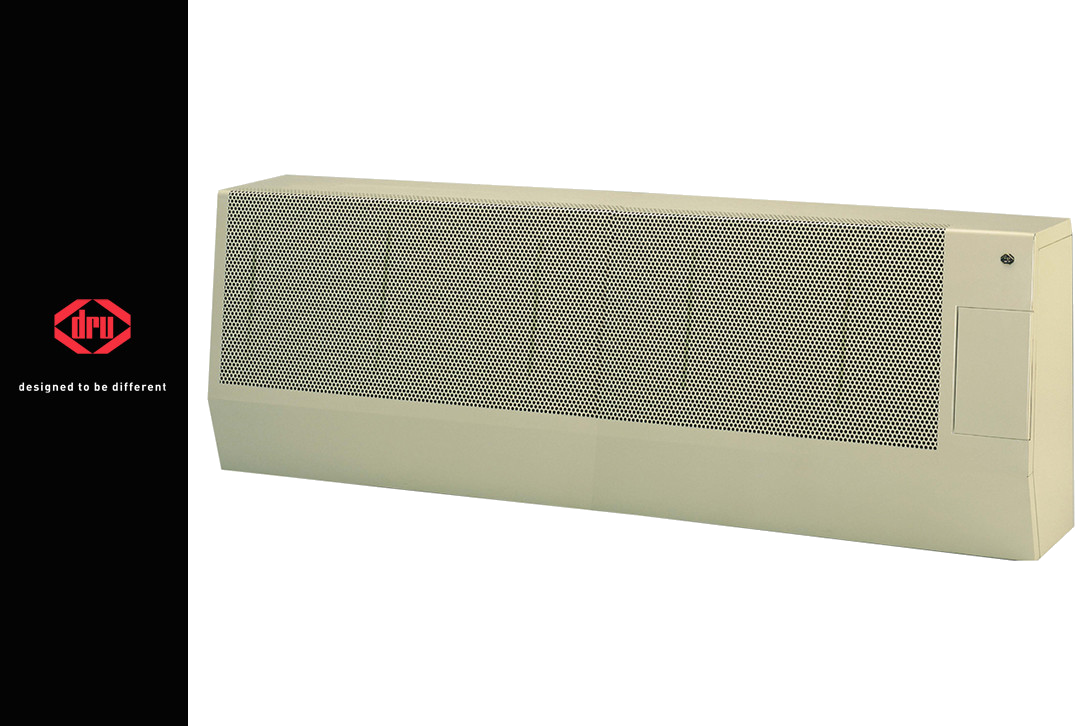 DRU Art 10 gevelkachel in beige, frontaanzicht op witte achtergrond
