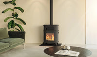 Altech Grande Nobles Gourmet houtkachel in moderne woonkamer
