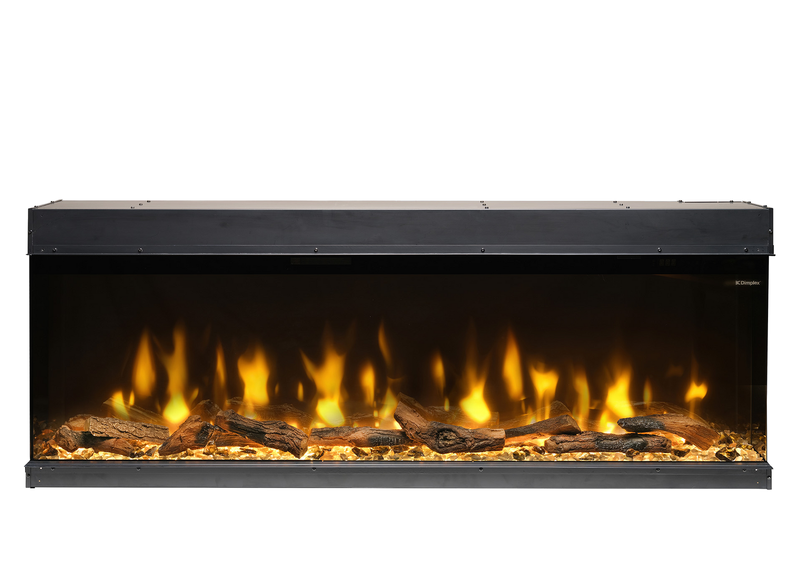 Dimplex Ignite Bold 60 inbouwhaard met vlammen en houtblokken