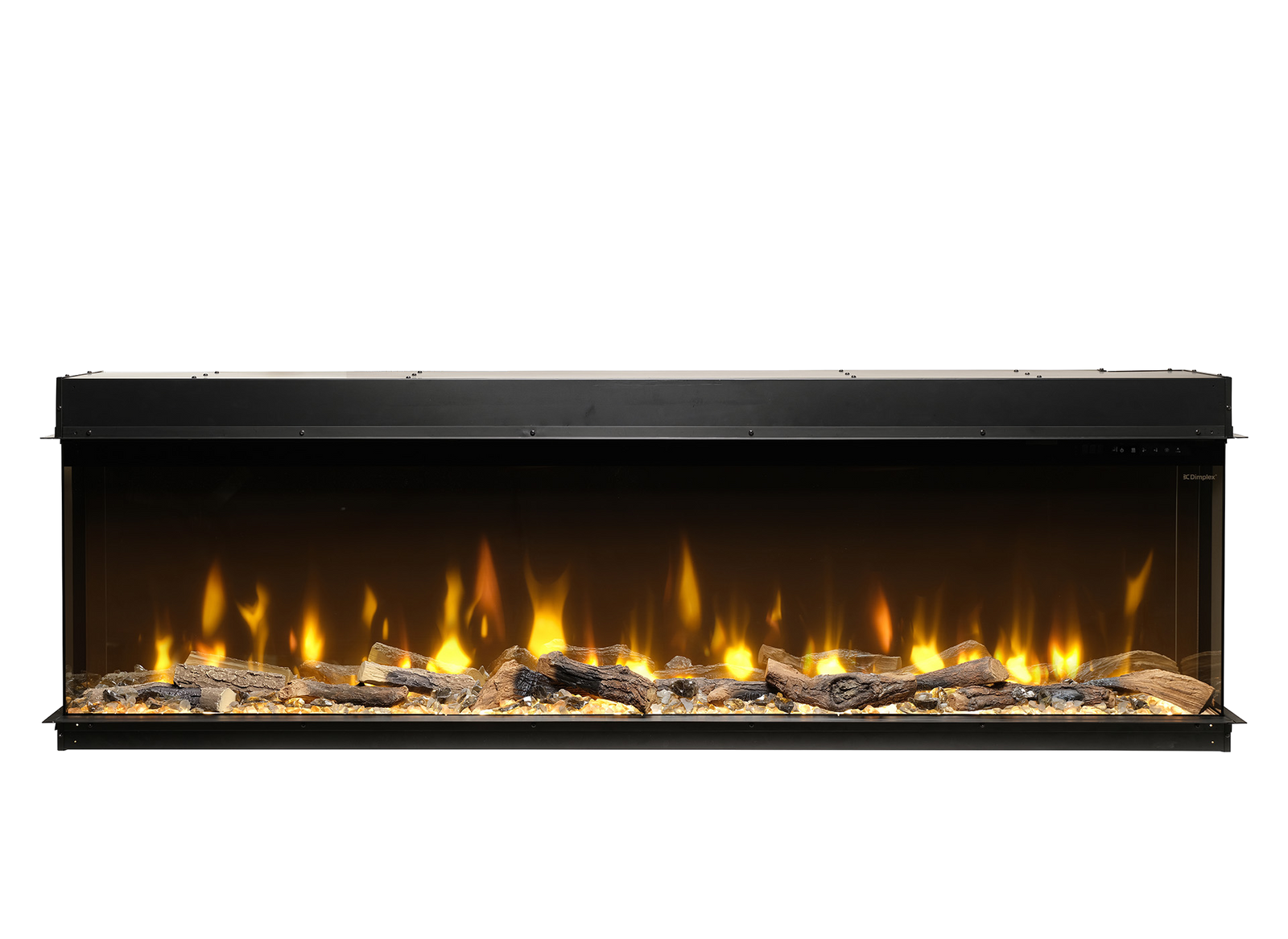 Dimplex Ignite Bold 74 elektrische inbouwhaard met vlammen en houtblokken