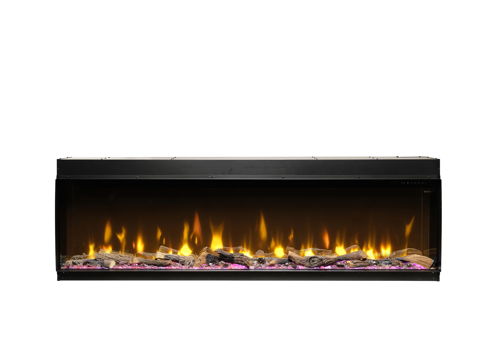 Dimplex Ignite Bold 74 elektrische haard met vlammen en houtblokken