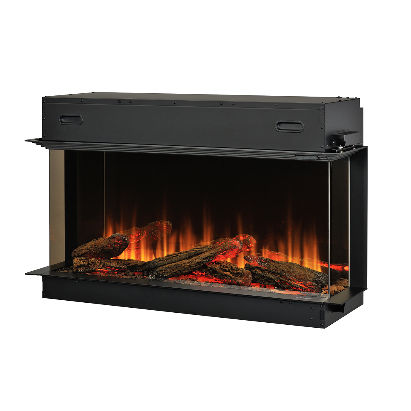 Dimplex Ignite Ultra 40 elektrische haard met houtblokken en vlammen