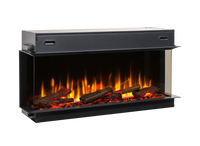 Dimplex Ignite Ultra 50 inbouwhaard met vlammen en houtblokken
