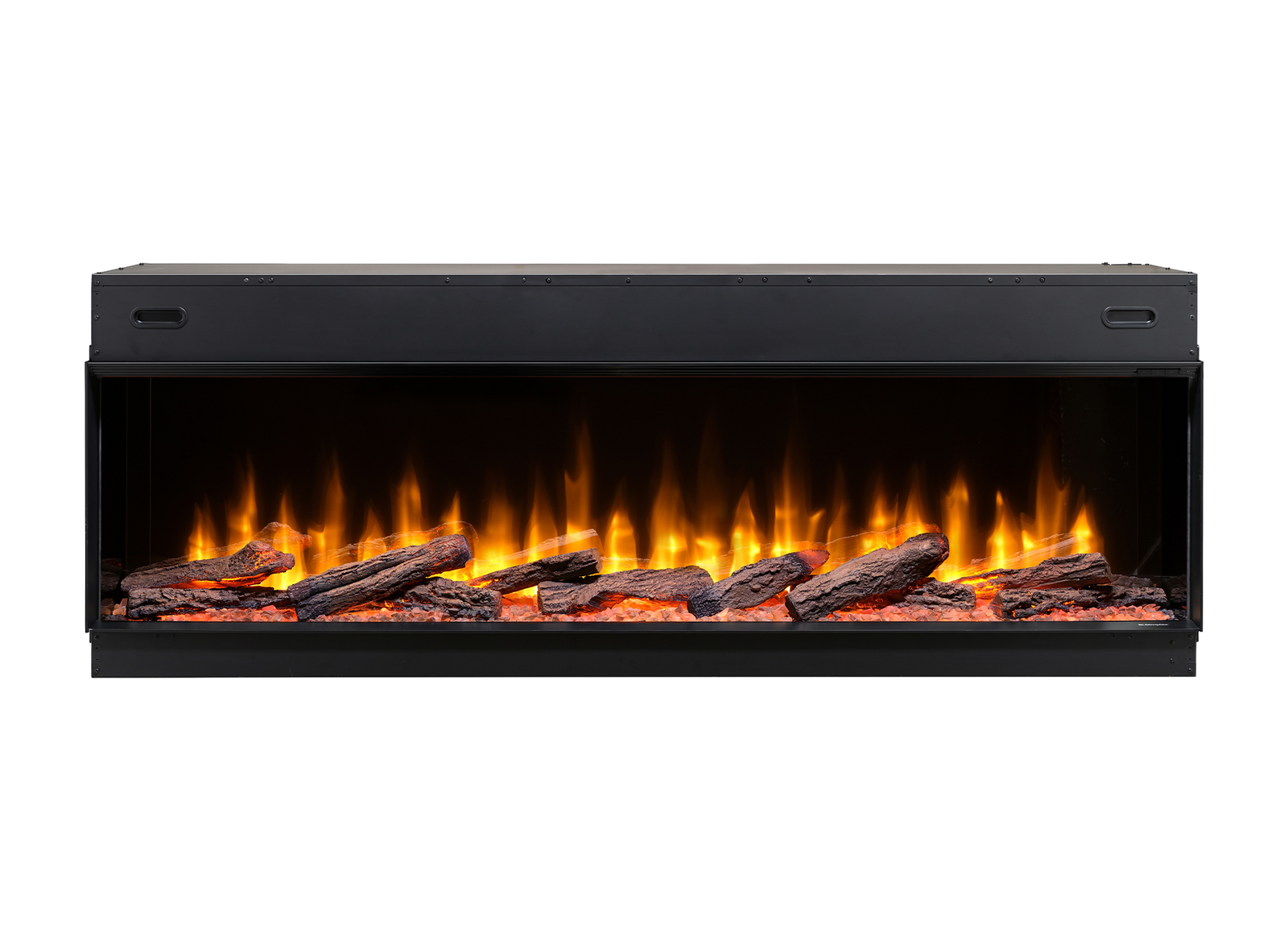 Dimplex Ignite Ultra 74 elektrische inbouwhaard met vlammen en houtblokken