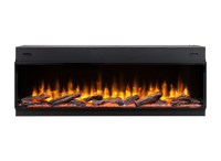 Dimplex Ignite Ultra 74 elektrische inbouwhaard met vlammen en houtblokken