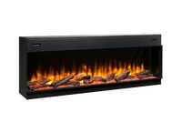 Dimplex Ignite Ultra 74 elektrische haard met vlammen en houtblokken