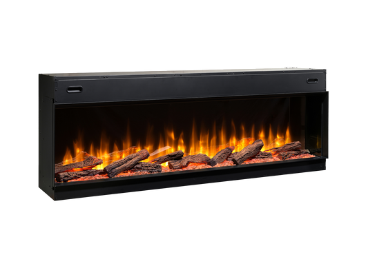 Dimplex Ignite Ultra 74 elektrische haard met vlammen en houtblokken