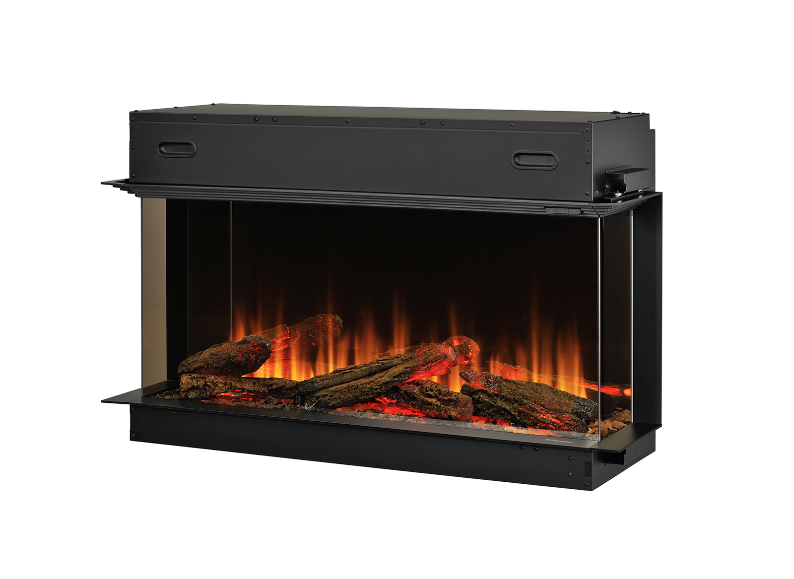 Dimplex Ignite Ultra 40 elektrische haard met vlammen en houtblokken