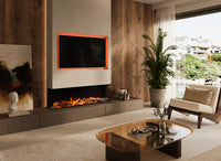 Charlton & Jenrick i-1500e Deep in moderne woonkamer met ingebouwde haard
