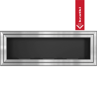 Kratki Juliet TÜV inbouwhaard met zilverkleurig frame