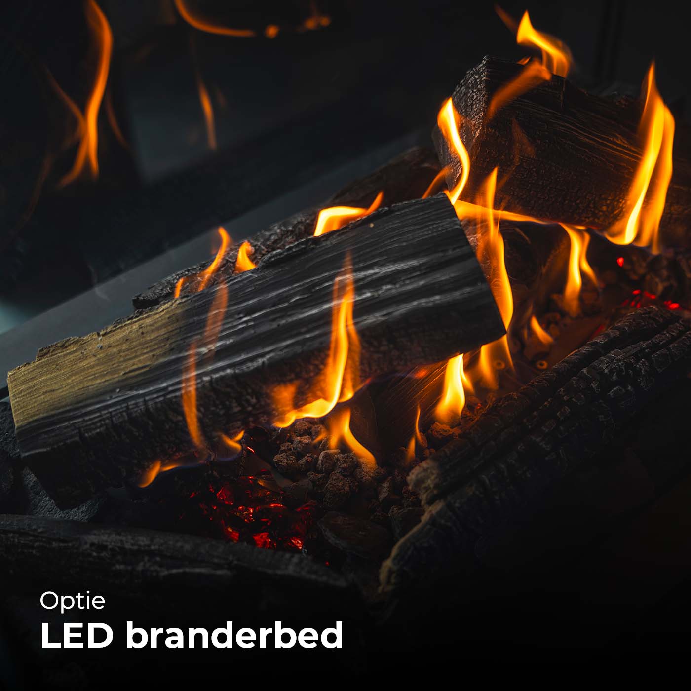 Element4 Sky Large Tunnel Outdoor met LED branderbed en vlammen