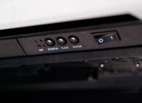 Detailweergave van Charlton & Jenrick Luminosa 80 met bedieningsknoppen
